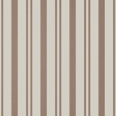 Thibaut Maggie Stripe Wallpaper in Brown